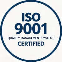 ISO 9001 quality management certification logo