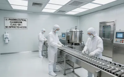 pharmaceutical cleanroom production facility
